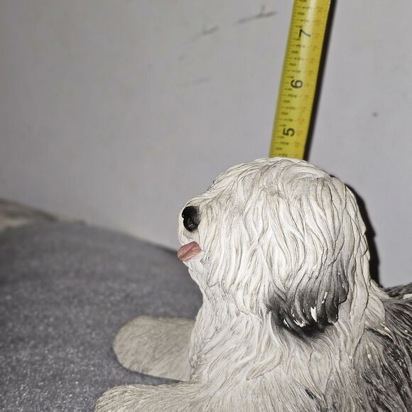 Sandicast Old English Sheep Dog 1983 Sandra Brue Hand Painted Vintage - Picture 9 of 11